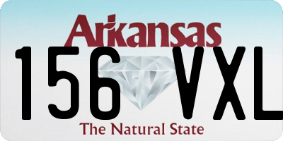 AR license plate 156VXL