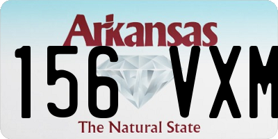 AR license plate 156VXM