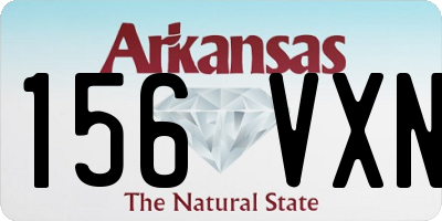AR license plate 156VXN