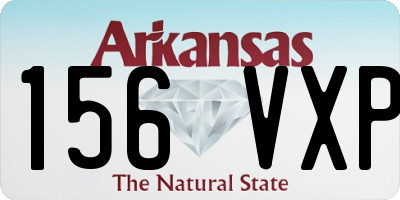 AR license plate 156VXP