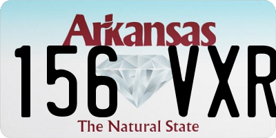 AR license plate 156VXR