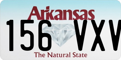 AR license plate 156VXV