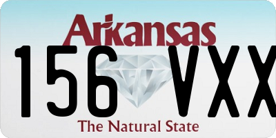 AR license plate 156VXX