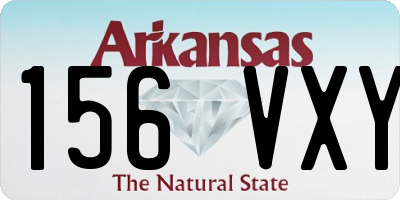 AR license plate 156VXY