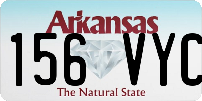 AR license plate 156VYC