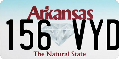 AR license plate 156VYD