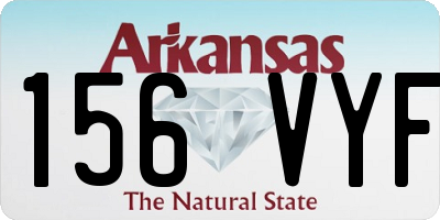 AR license plate 156VYF