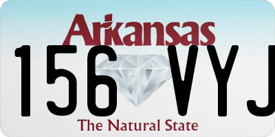 AR license plate 156VYJ