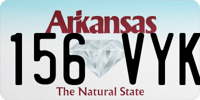 AR license plate 156VYK