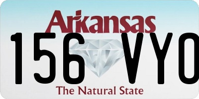 AR license plate 156VYO