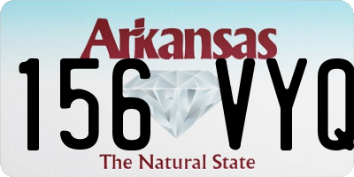 AR license plate 156VYQ