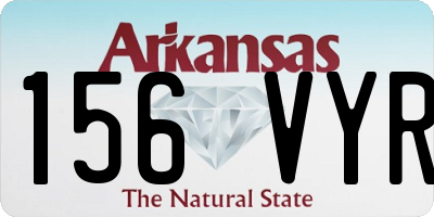 AR license plate 156VYR