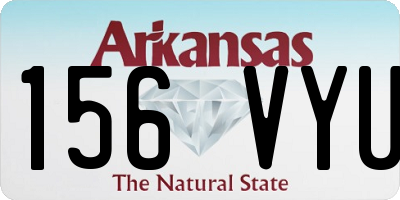 AR license plate 156VYU