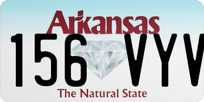 AR license plate 156VYV