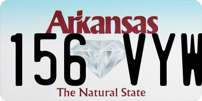 AR license plate 156VYW