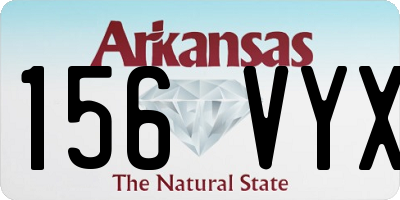 AR license plate 156VYX