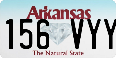 AR license plate 156VYY