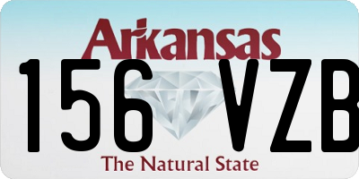 AR license plate 156VZB