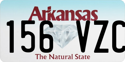 AR license plate 156VZC