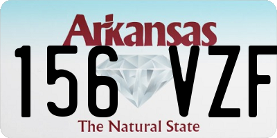AR license plate 156VZF