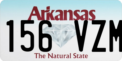 AR license plate 156VZM