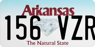 AR license plate 156VZR