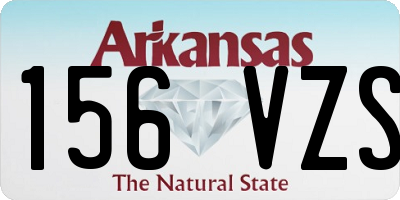 AR license plate 156VZS