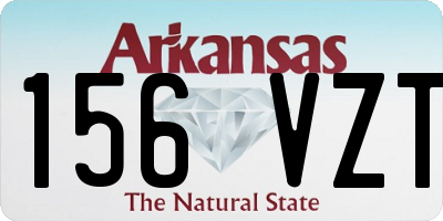 AR license plate 156VZT