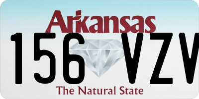 AR license plate 156VZV