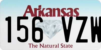 AR license plate 156VZW