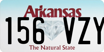 AR license plate 156VZY