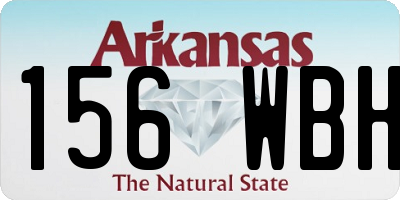 AR license plate 156WBH