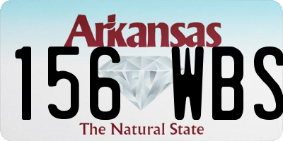 AR license plate 156WBS