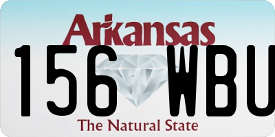 AR license plate 156WBU