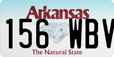 AR license plate 156WBV