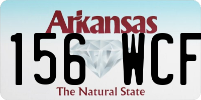AR license plate 156WCF