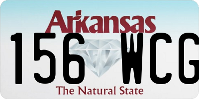 AR license plate 156WCG