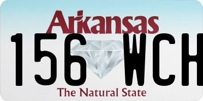 AR license plate 156WCH
