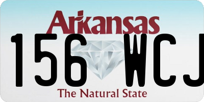 AR license plate 156WCJ