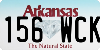 AR license plate 156WCK
