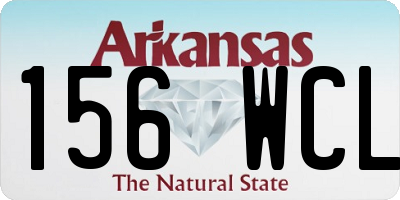 AR license plate 156WCL