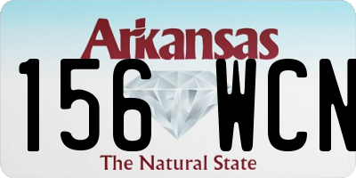 AR license plate 156WCN