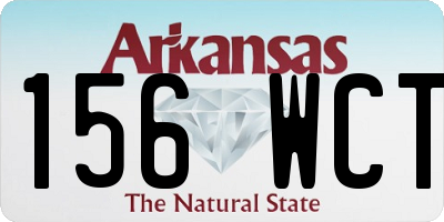 AR license plate 156WCT