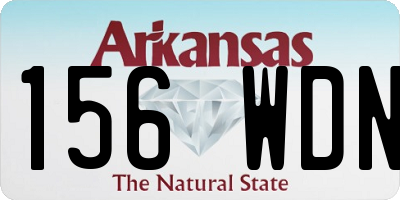 AR license plate 156WDN