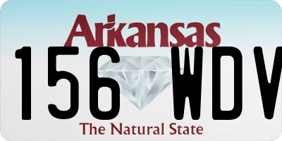 AR license plate 156WDV