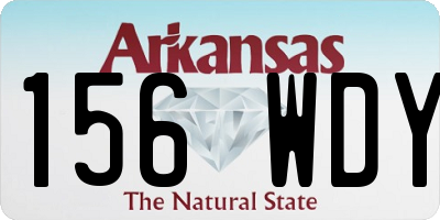 AR license plate 156WDY