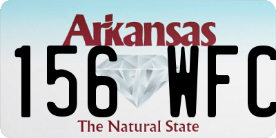 AR license plate 156WFC