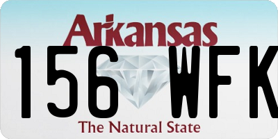 AR license plate 156WFK