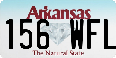AR license plate 156WFL