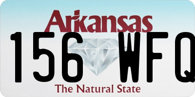 AR license plate 156WFQ